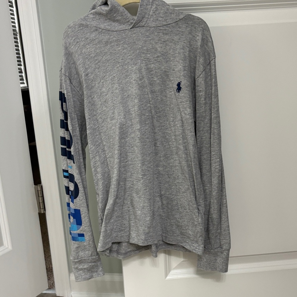Polo by Ralph Lauren Gray Long Sleeve Kids Tee